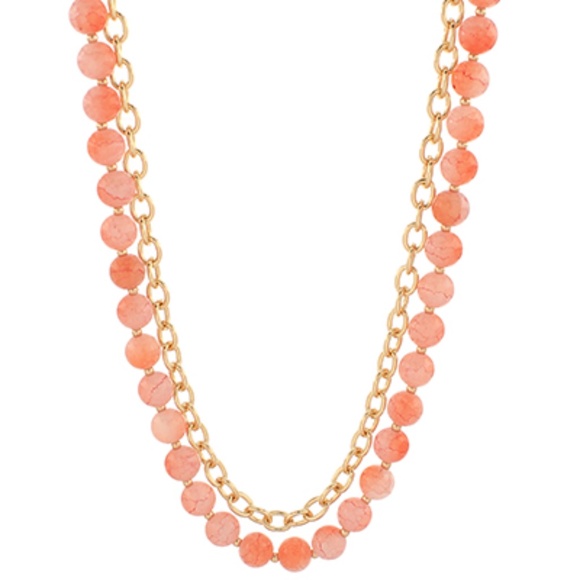 2 Layered Agate Ball Beaded Necklace - Picture 1 of 5